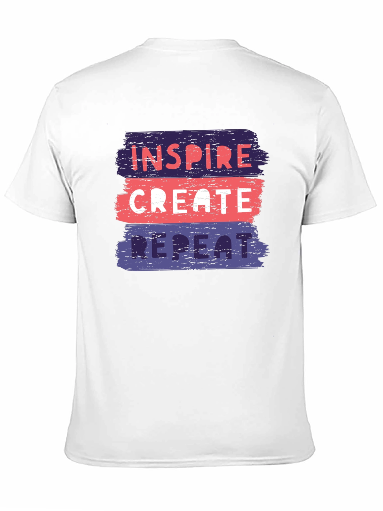 Inspire Create Repeat Graphic Tee - Casual Comfort