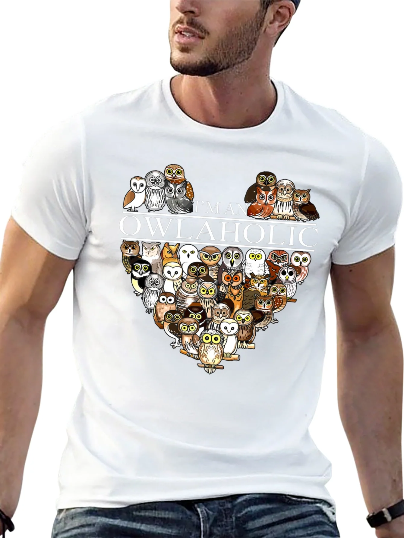 Im an Owlaholic T-Shirt - Owl Lover Tee