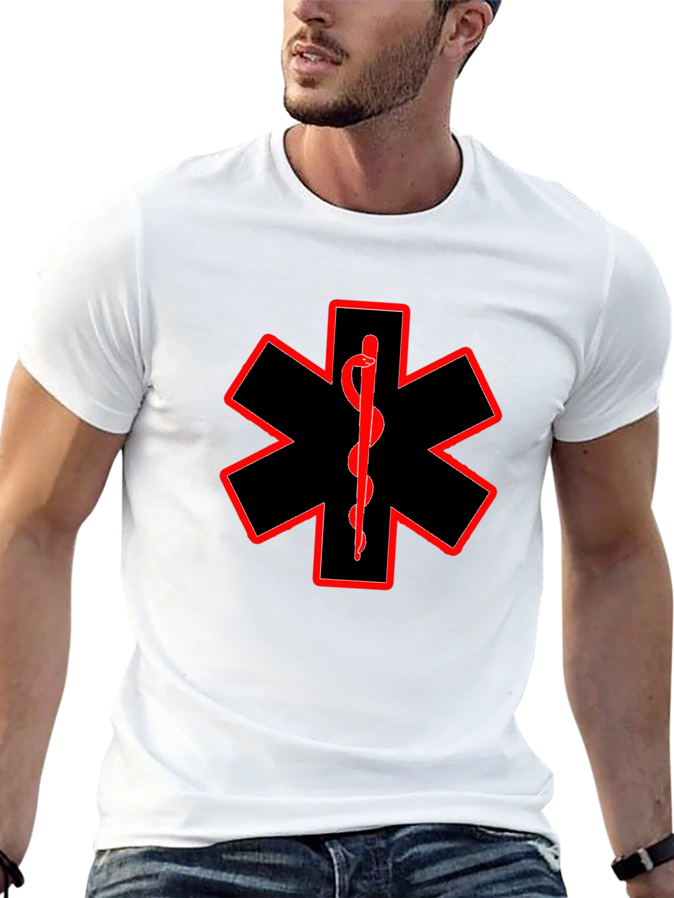Star of Life EMS T-Shirt - Black