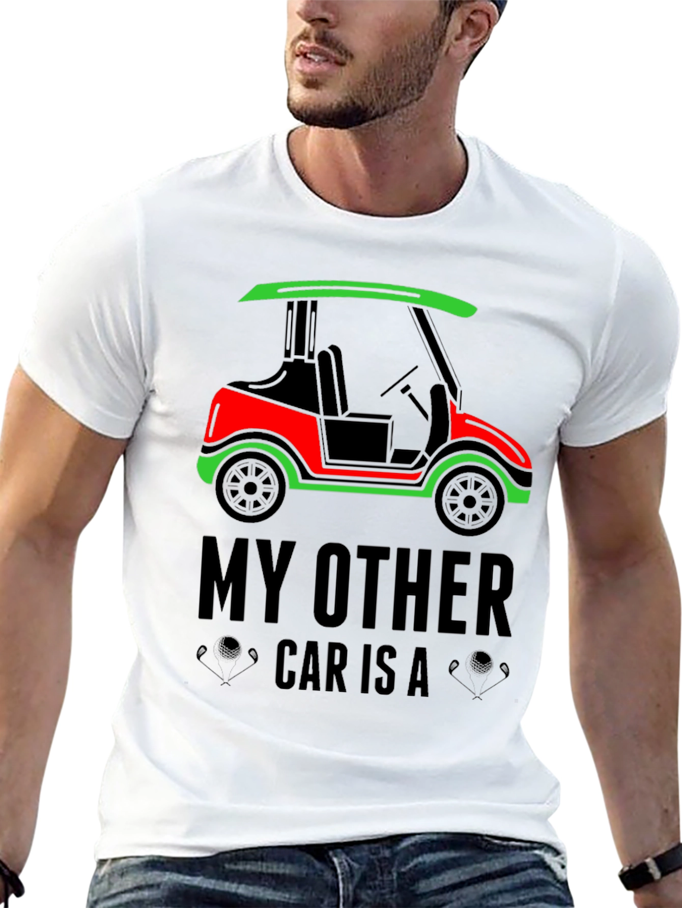 Golf Cart T-Shirt: My Other Car Is A...