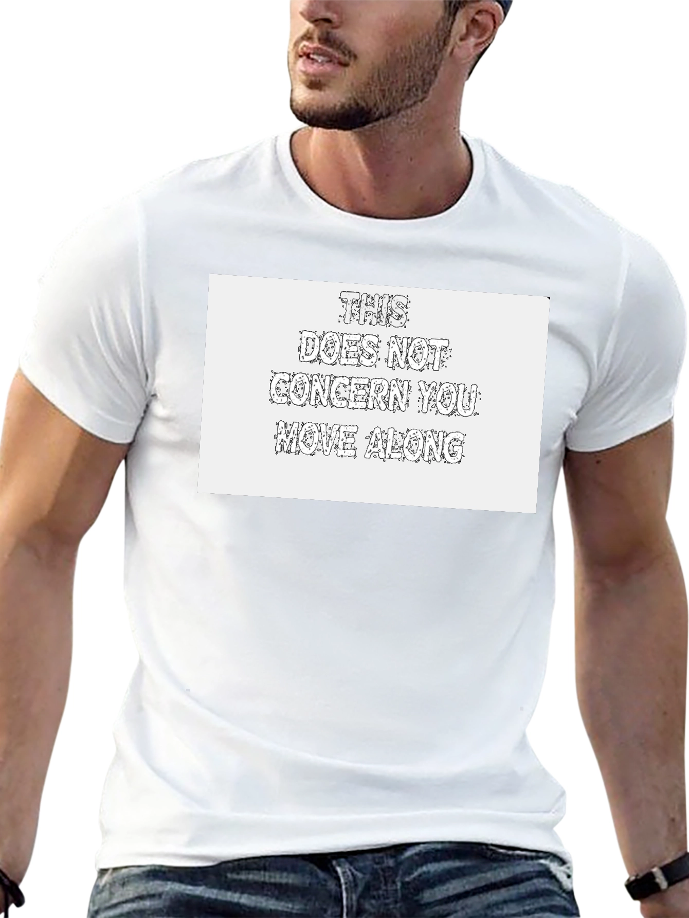 Humorous Graphic Tee: This Does Not Concern You