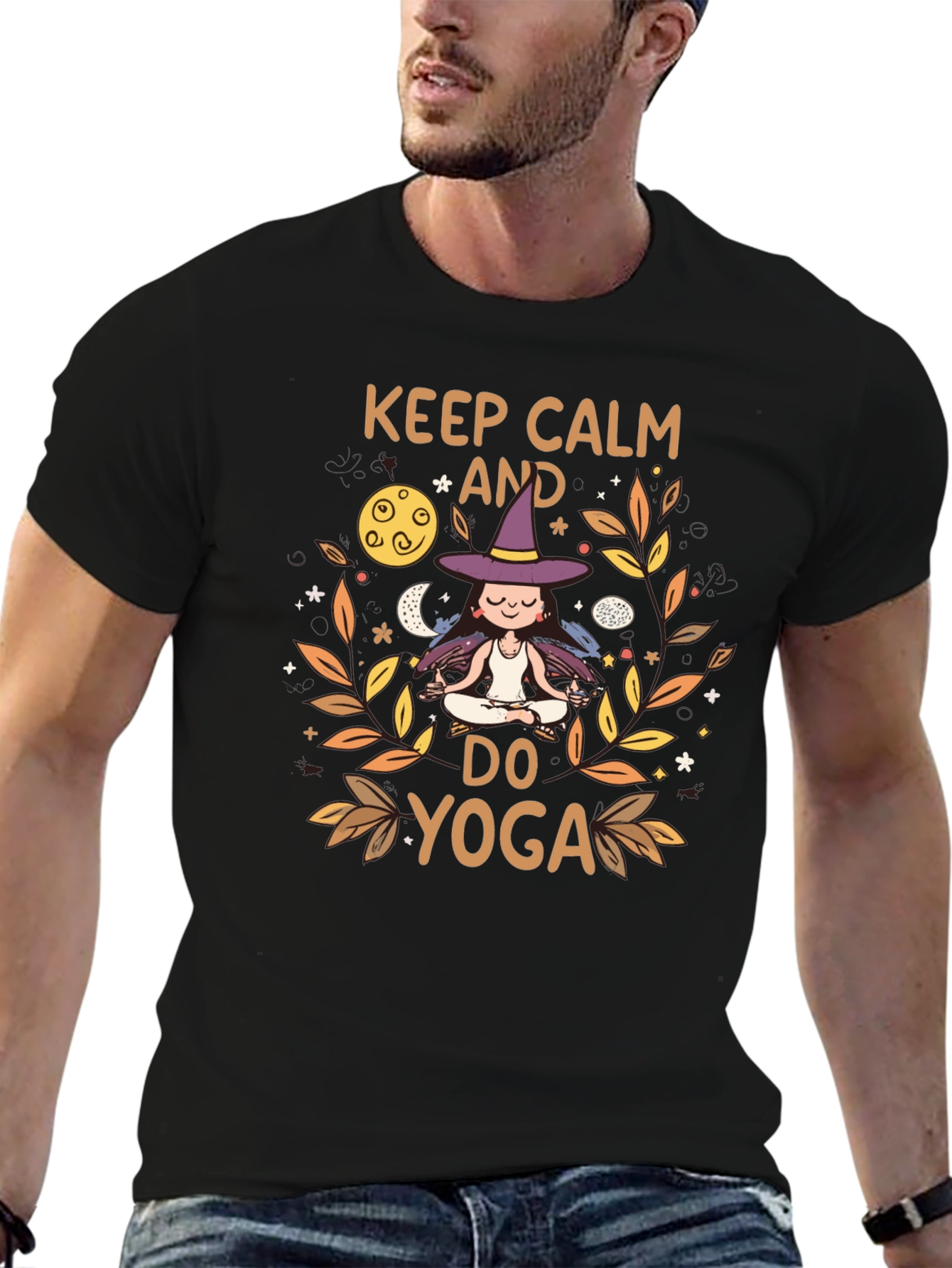 Keep Calm and Do Yoga Witch T-Shirt
