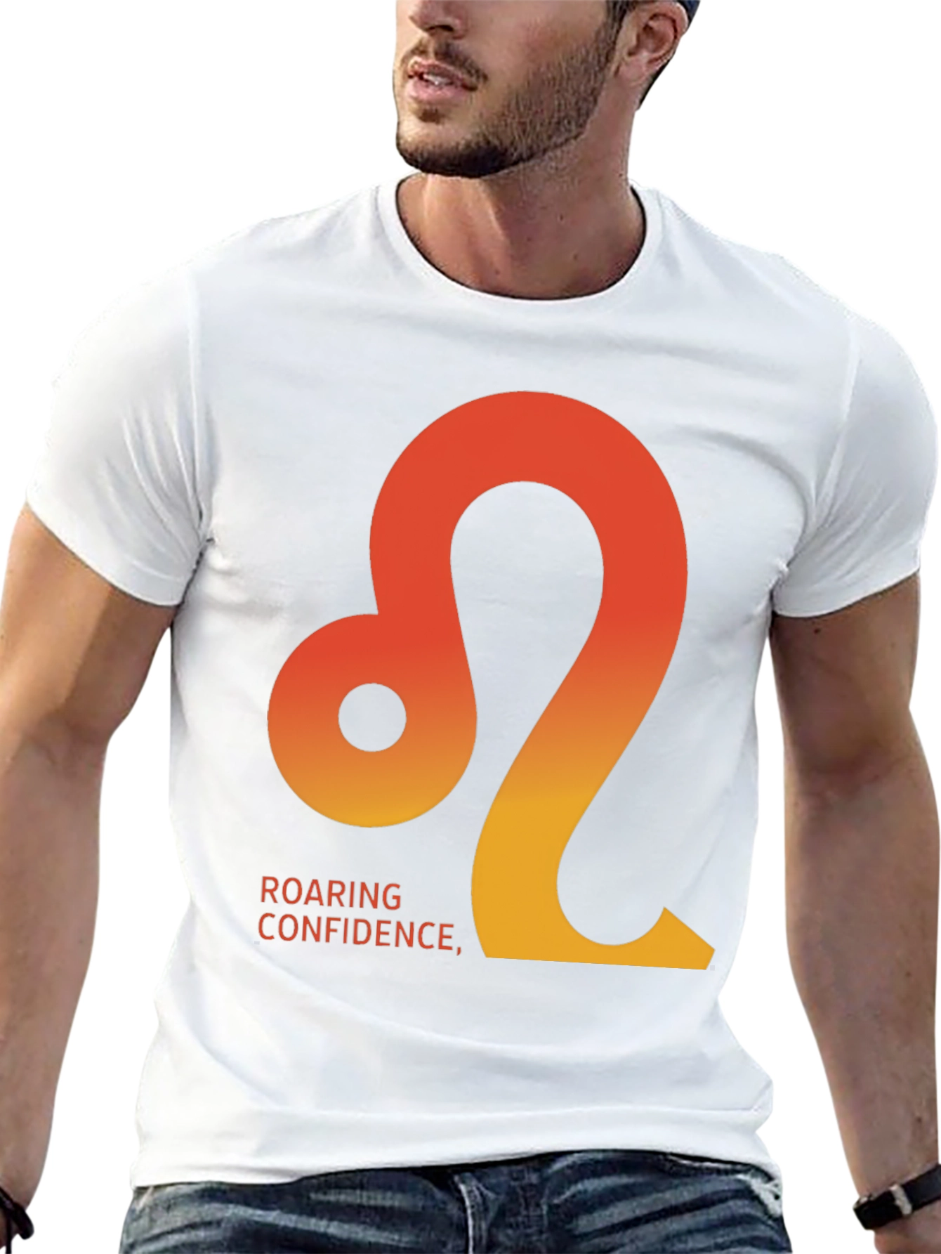 Leo Zodiac Sign T-Shirt - Roaring Confidence Tee