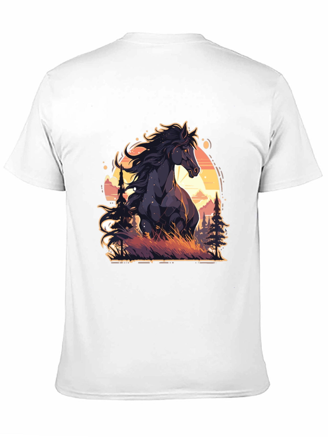 Black Horse Graphic Tee