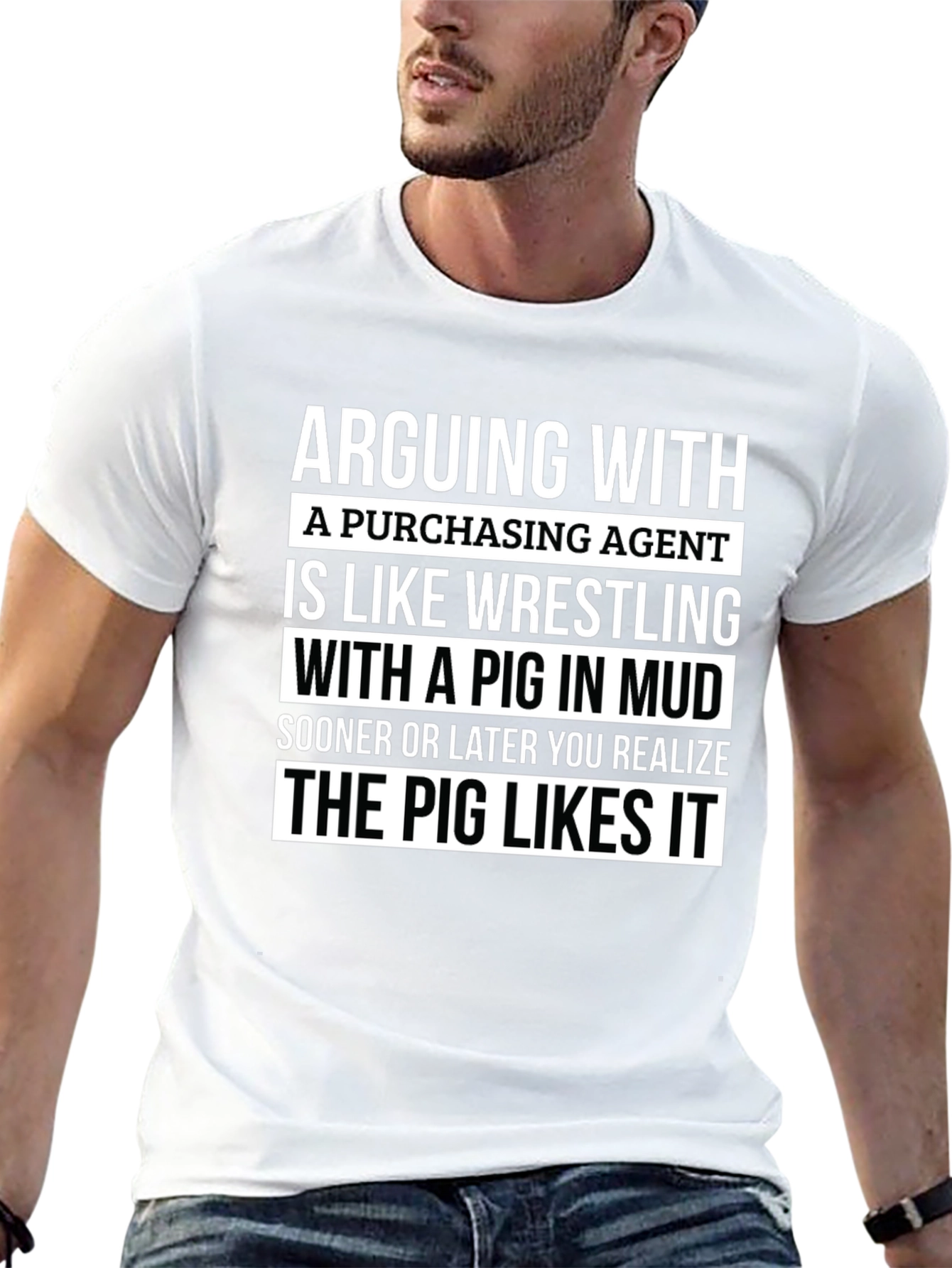Arguing With A Purchasing Agent Funny T-Shirt