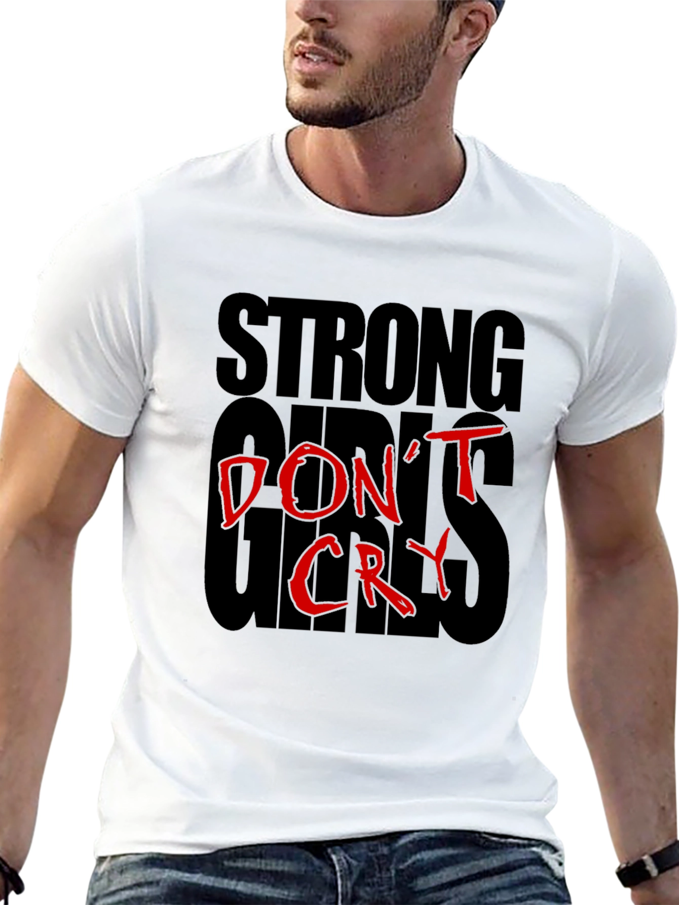 Strong Girls Dont Cry Graphic T-Shirt