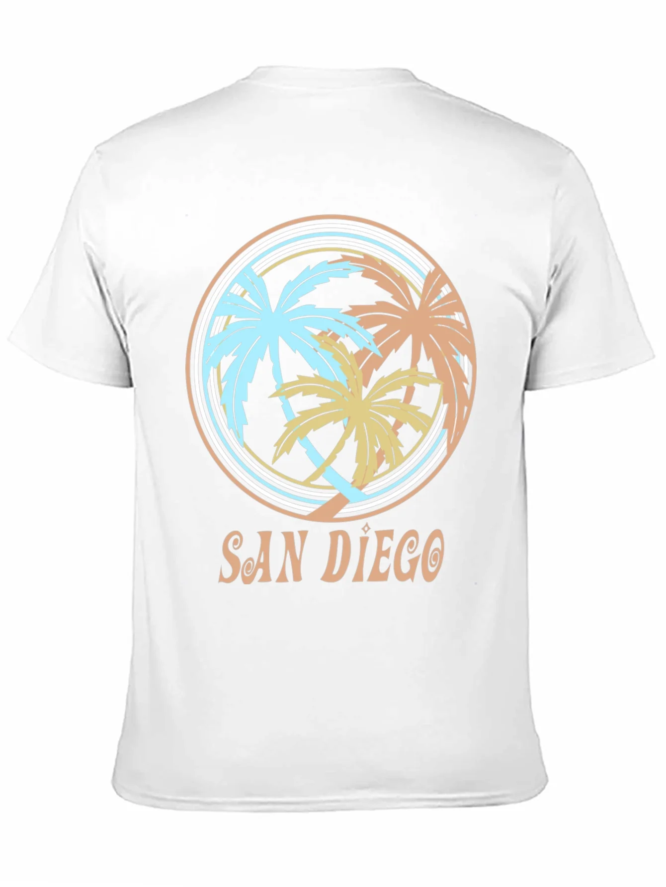 San Diego Palm Tree Graphic Tee
