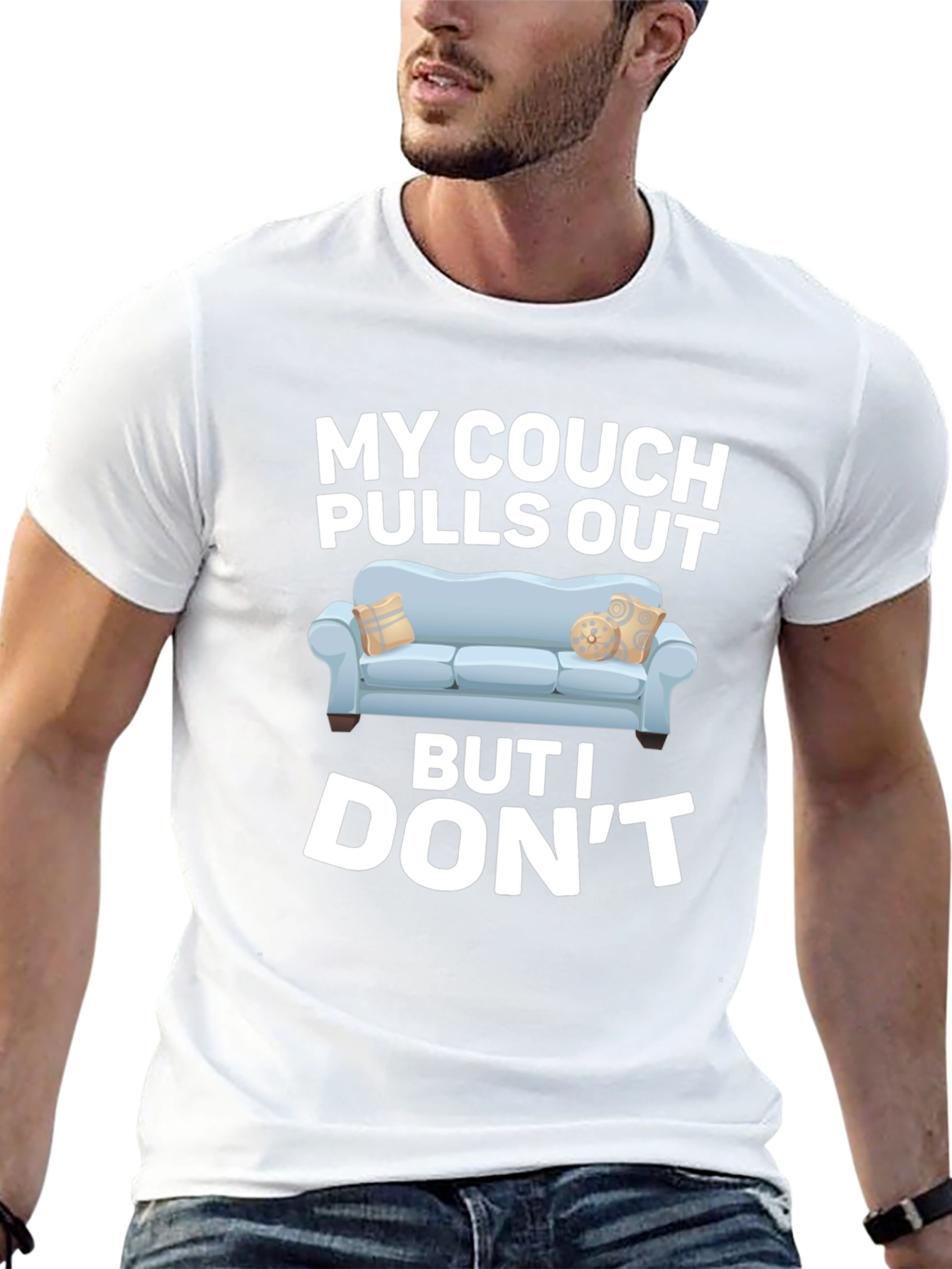 My Couch Pulls Out Funny Graphic T-Shirt