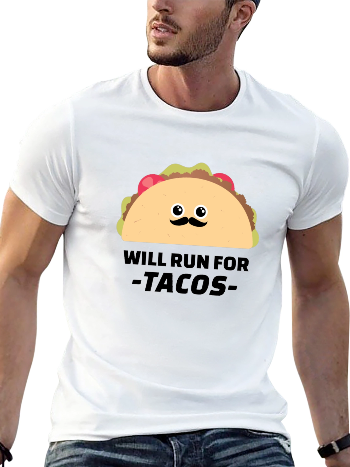 Will Run For Tacos Graphic Tee