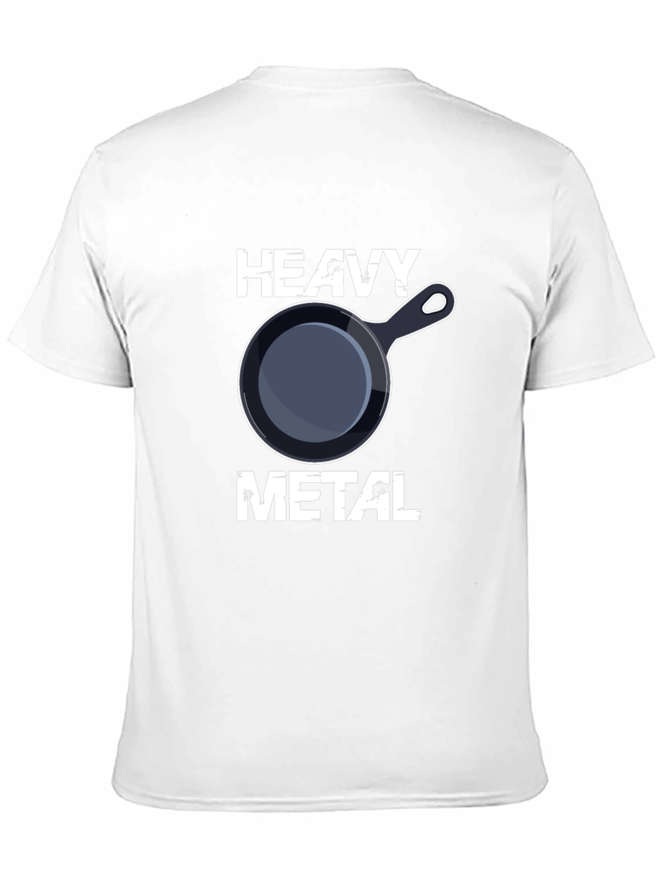 Heavy Metal Pan T-Shirt: Cooking Humor Tee