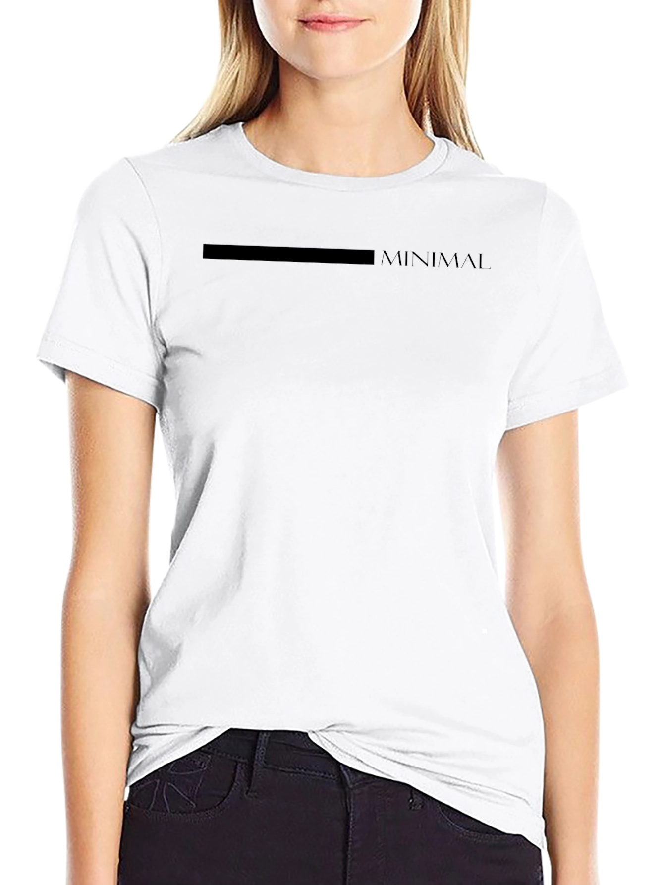 Minimalist Black T-Shirt | Modern Graphic Tee