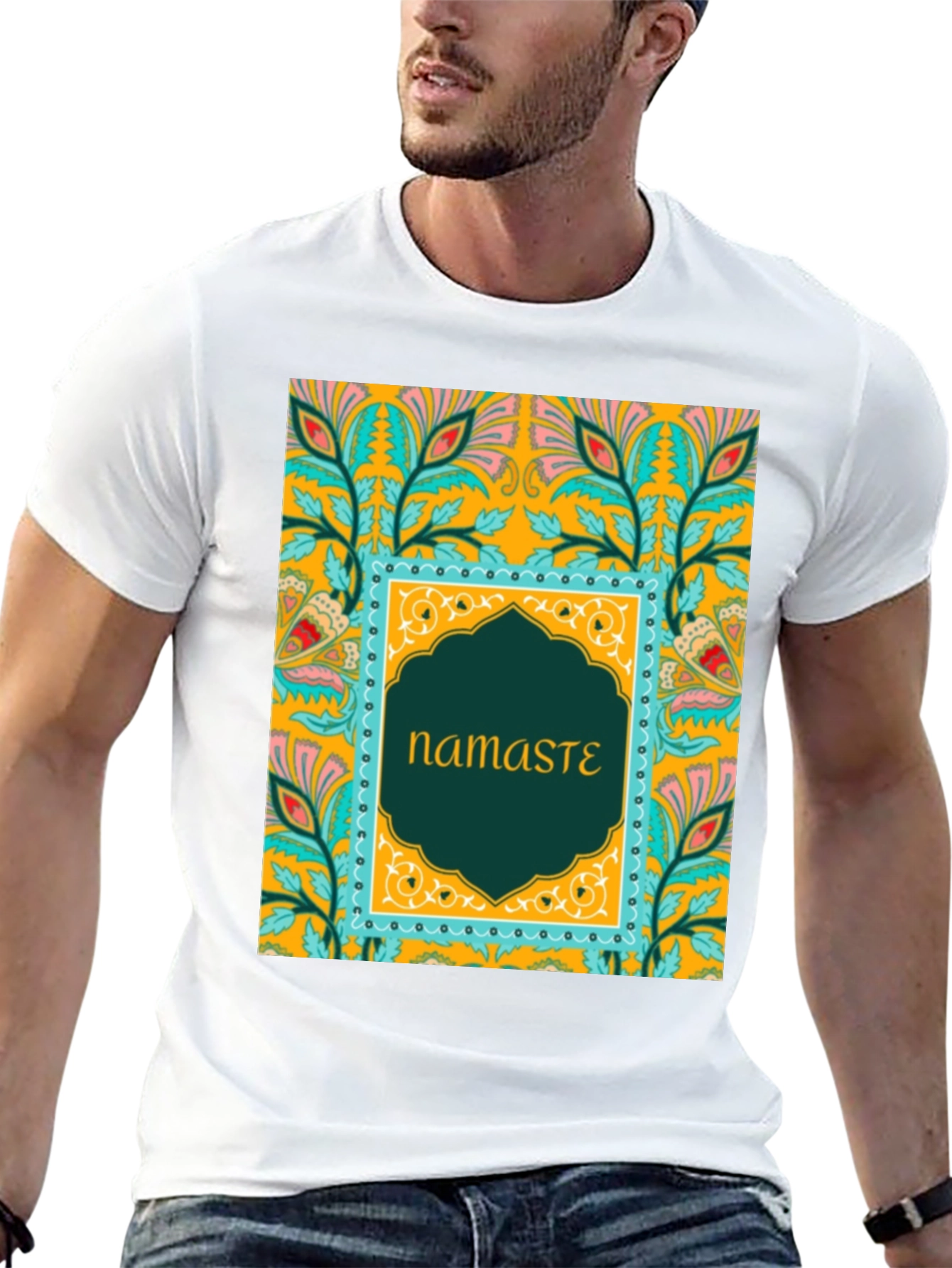 Namaste Graphic Tee - Stylish & Unique Design