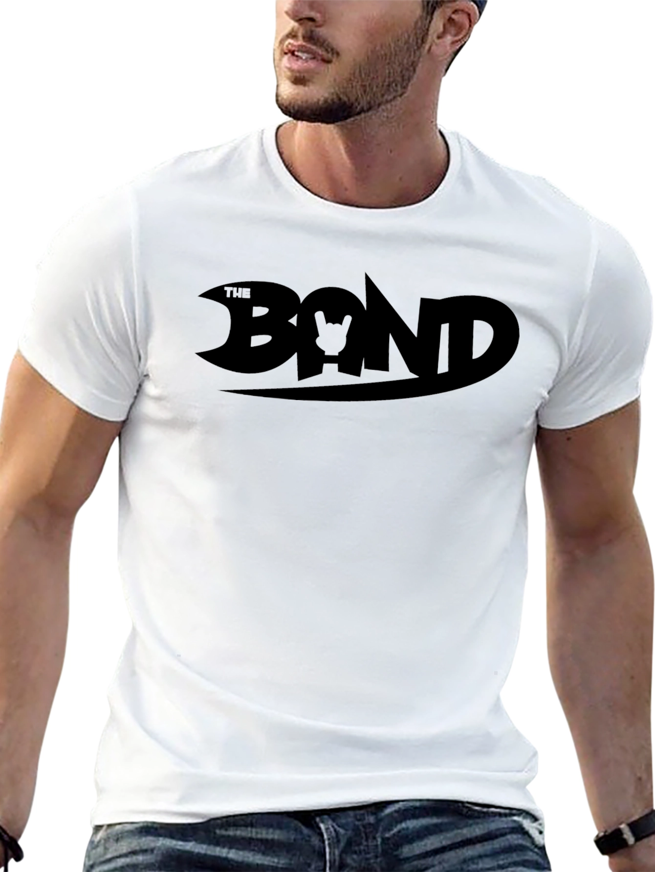 The Bond Black Graphic Tee - Cool Edgy Design
