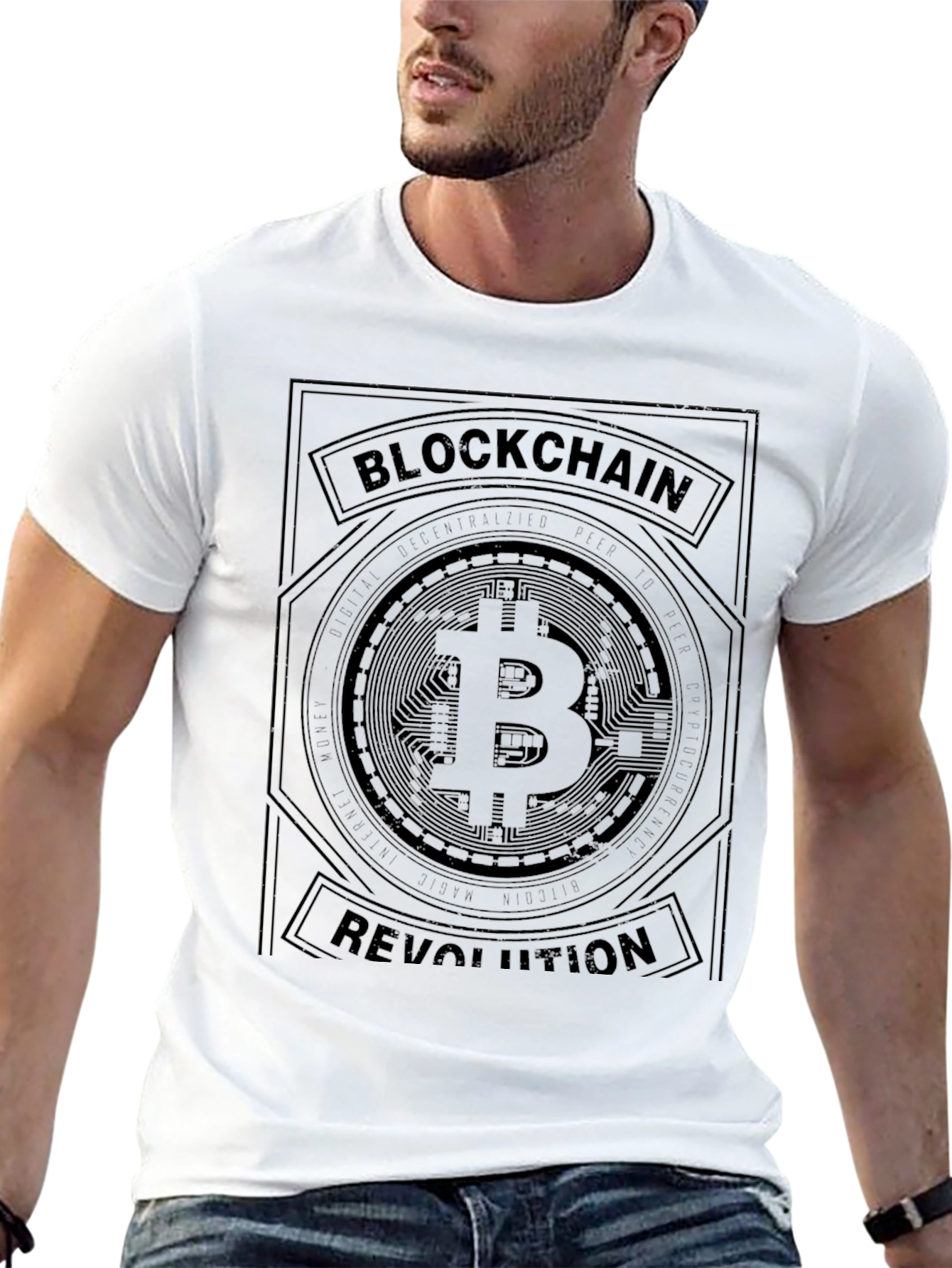 Blockchain Revolution Graphic T-Shirt