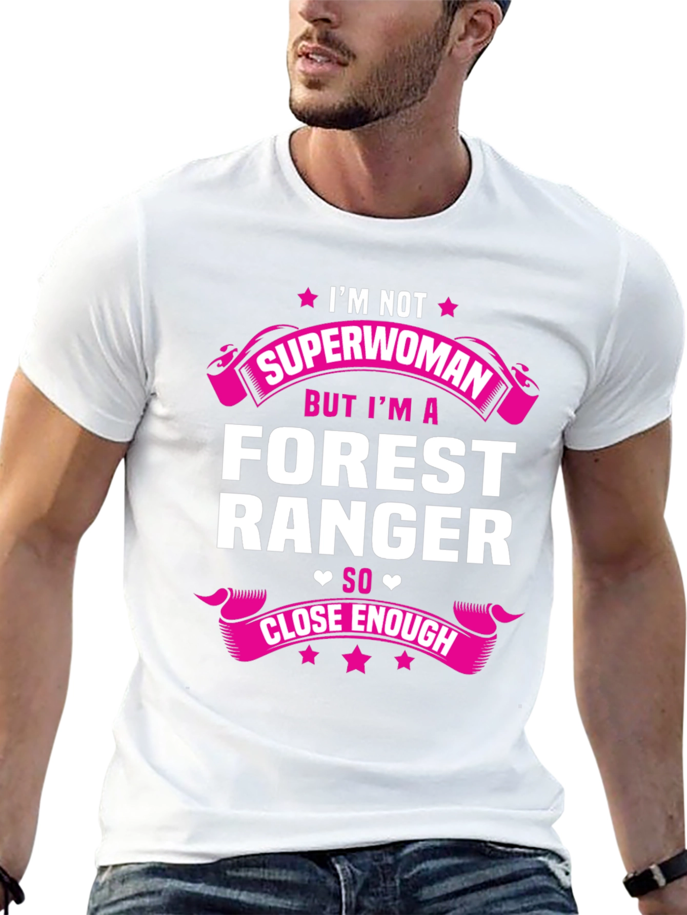 Forest Ranger Superwoman Funny T-Shirt