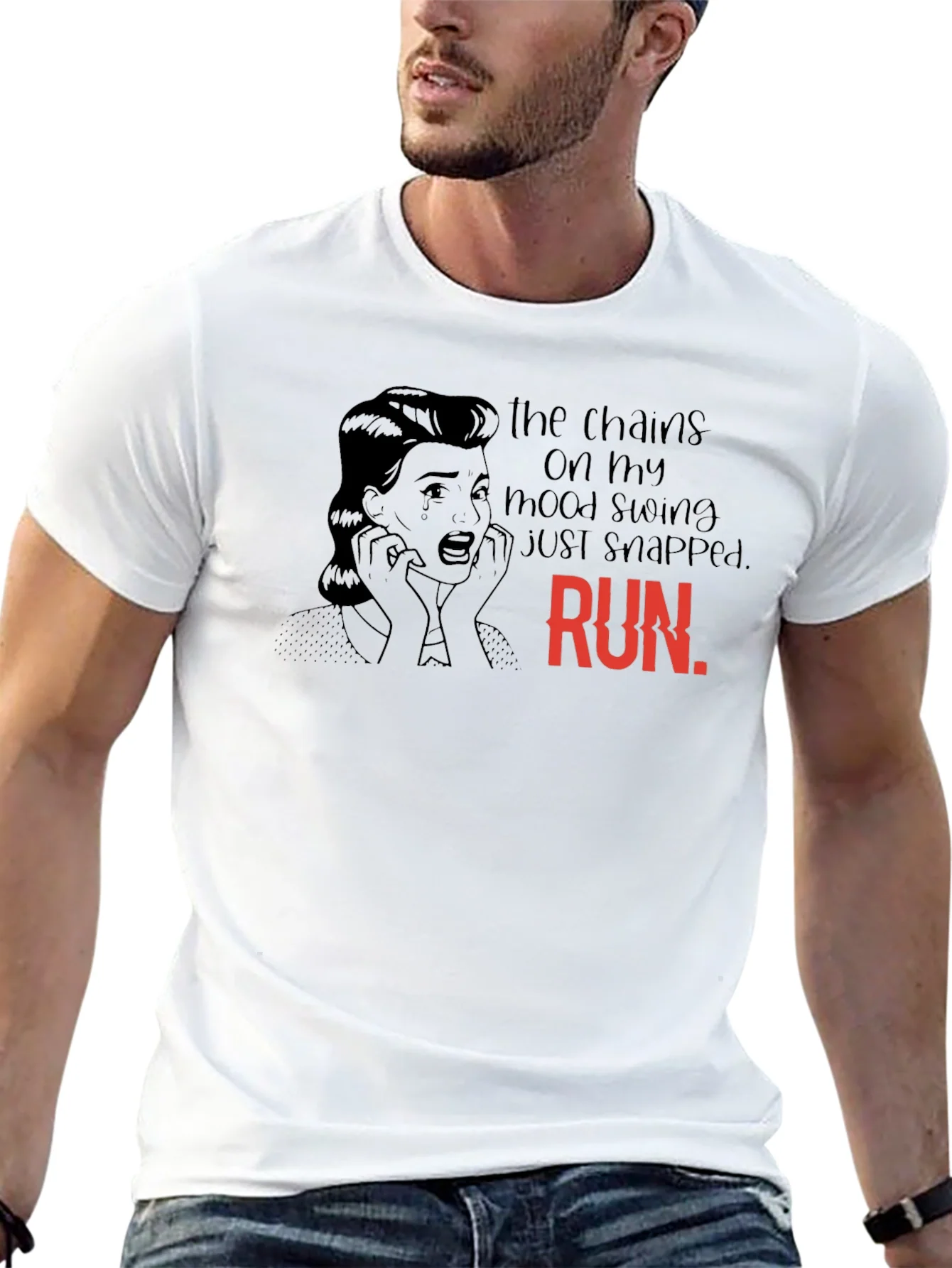 Mood Swing Chains Snapped T-Shirt - RUN!