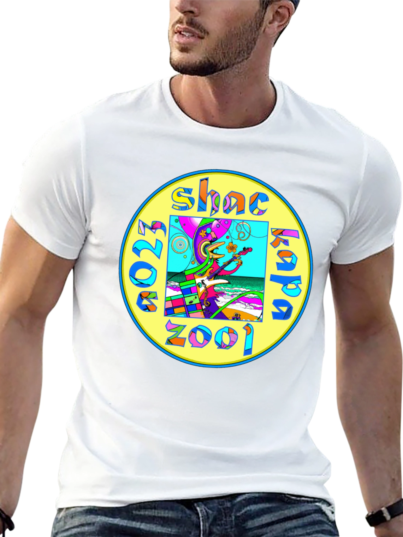 Abstract Graphic T-Shirt - Shacka Kappa 2001