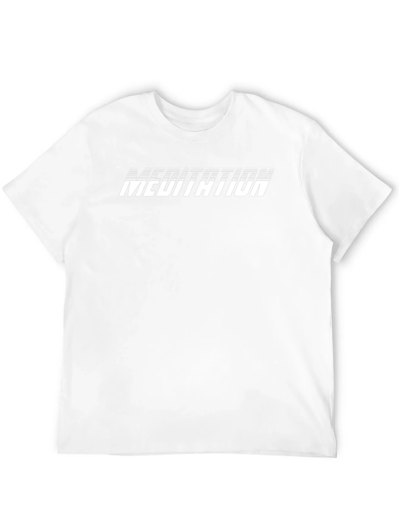 Meditation Graphic Tee - Black Casual Shirt