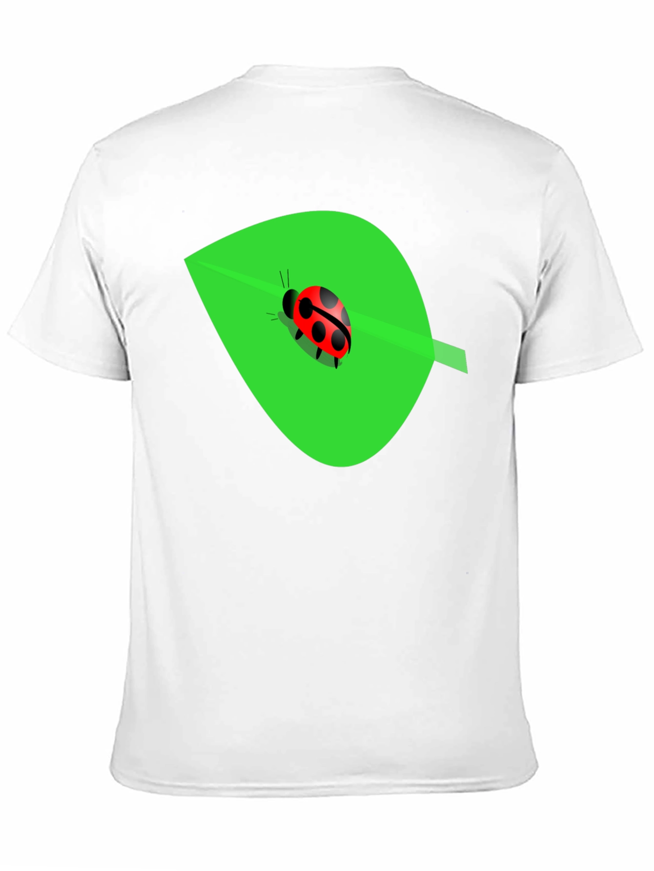 Ladybug on Leaf Graphic T-Shirt