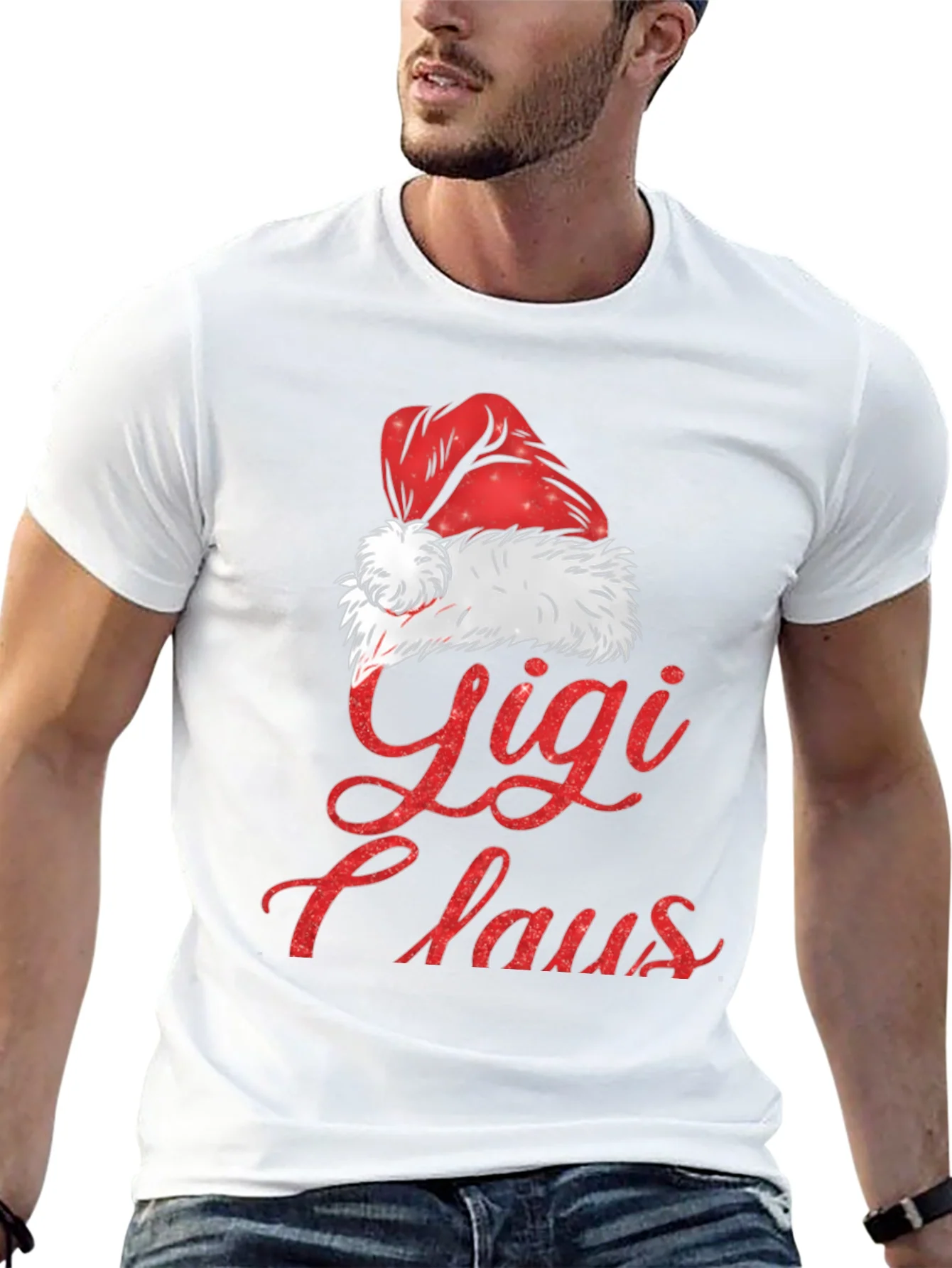 Gigi Claus Christmas Graphic Tee Shirt