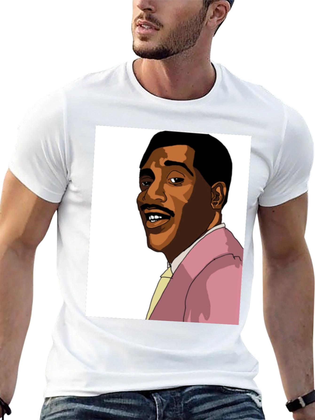 Retro Cartoon Portrait Graphic T-Shirt