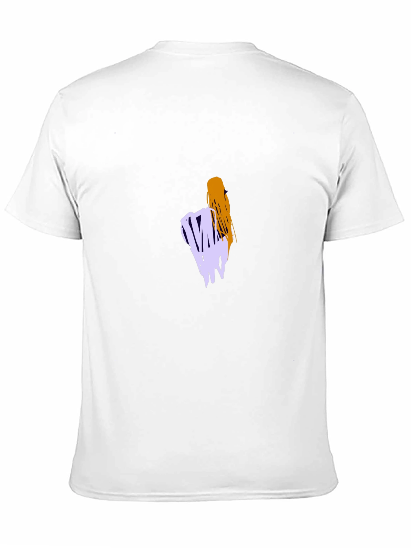 Abstract Graphic Print Black T-Shirt