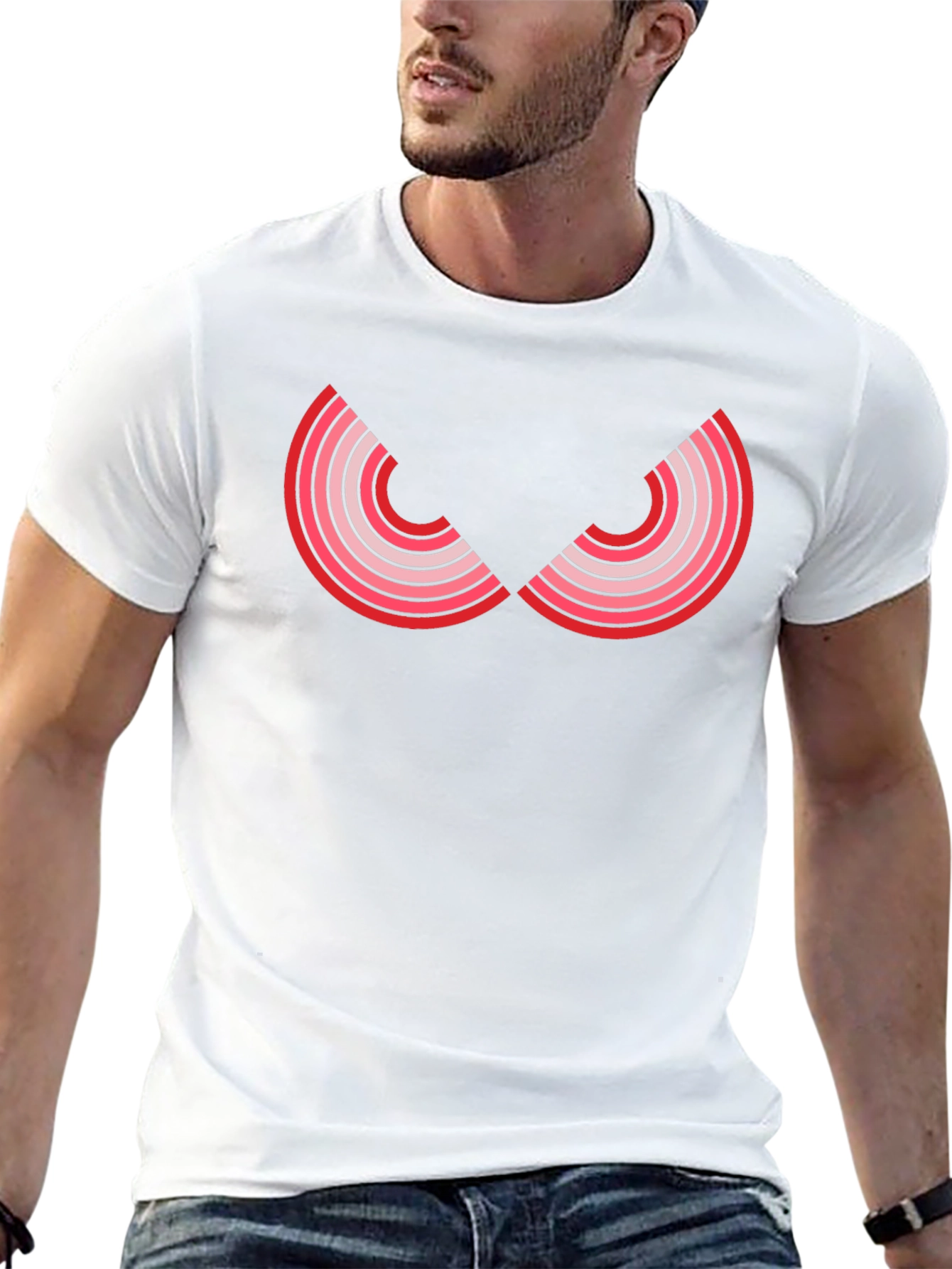 Red Eye Graphic Black T-Shirt