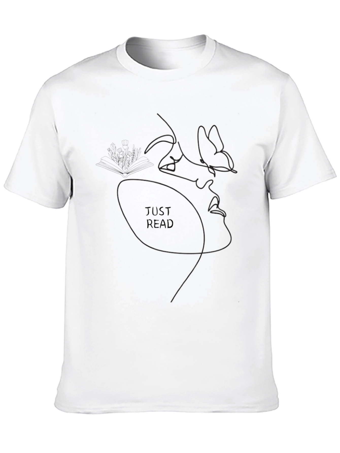 Just Read Graphic T-Shirt - Black