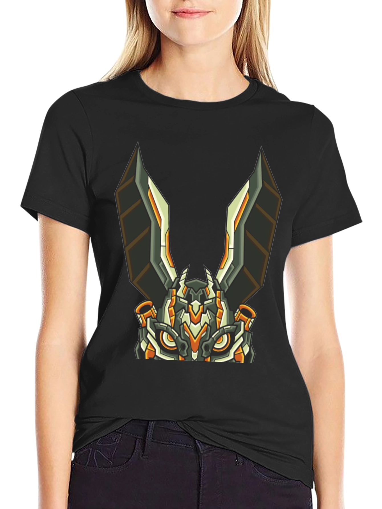 Futuristic Anubis Graphic T-Shirt