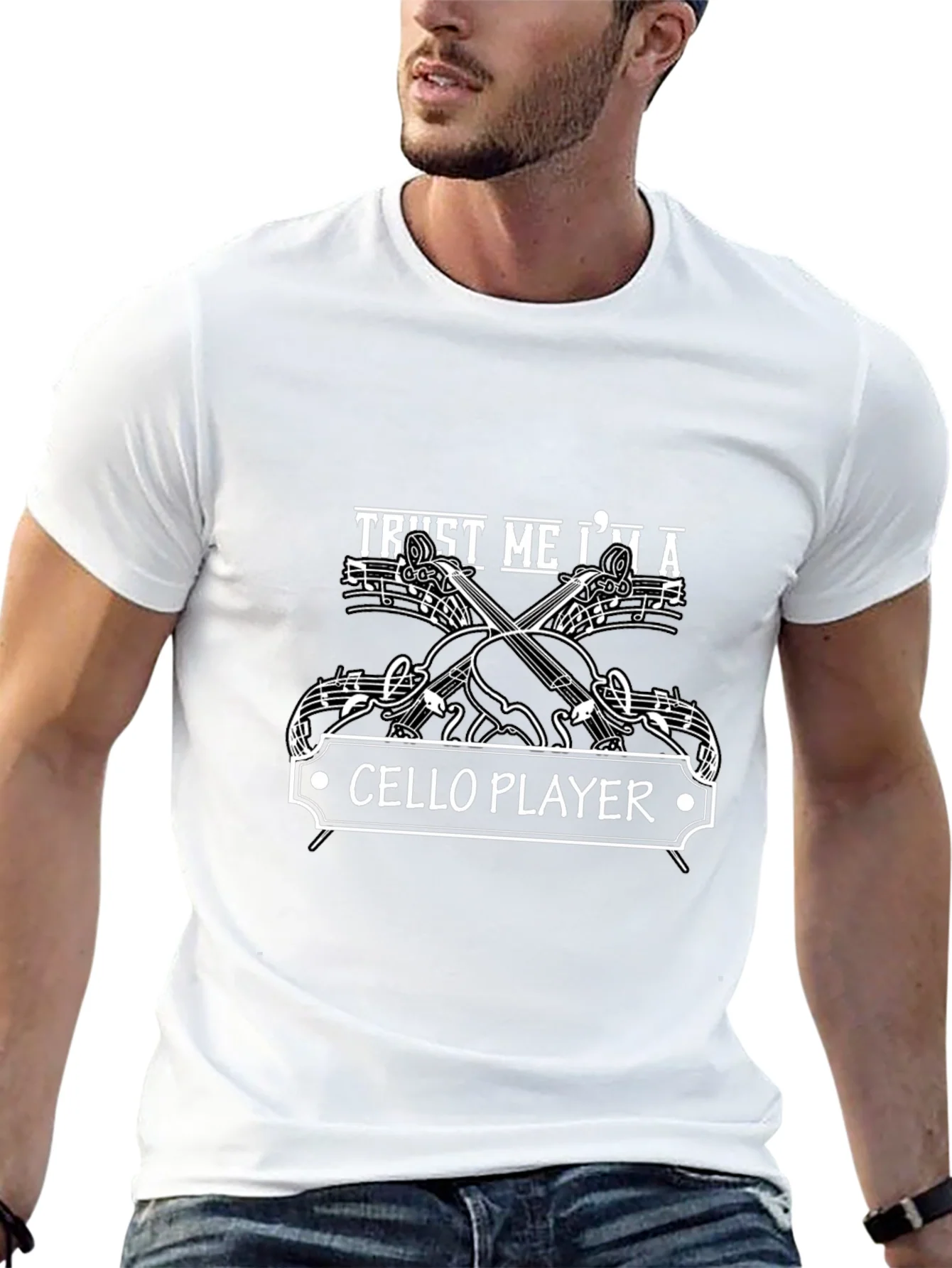 Trust Me Im a Cello Player Graphic T-Shirt