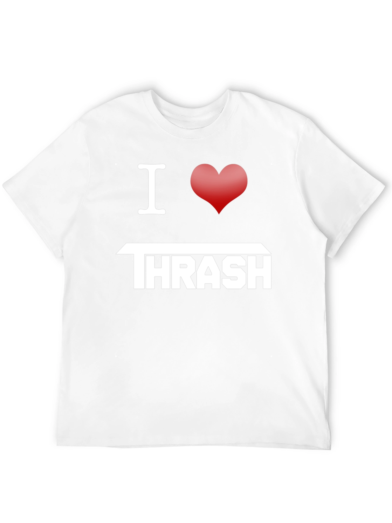 I Heart Thrash Black Graphic T-Shirt