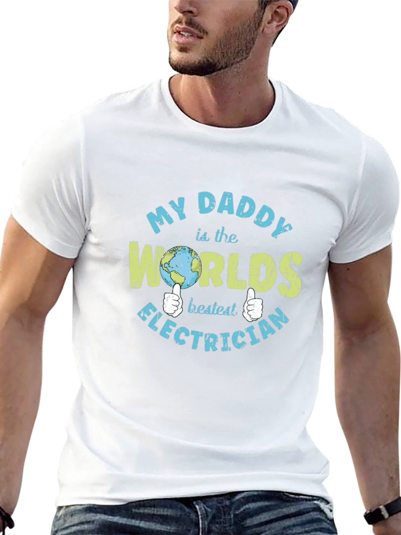 My Daddy Worlds Bestest Electrician T-Shirt
