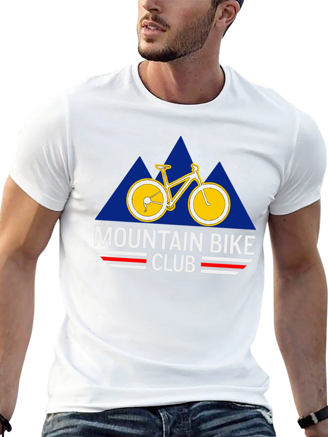 Mountain Bike Club Black Graphic Tee