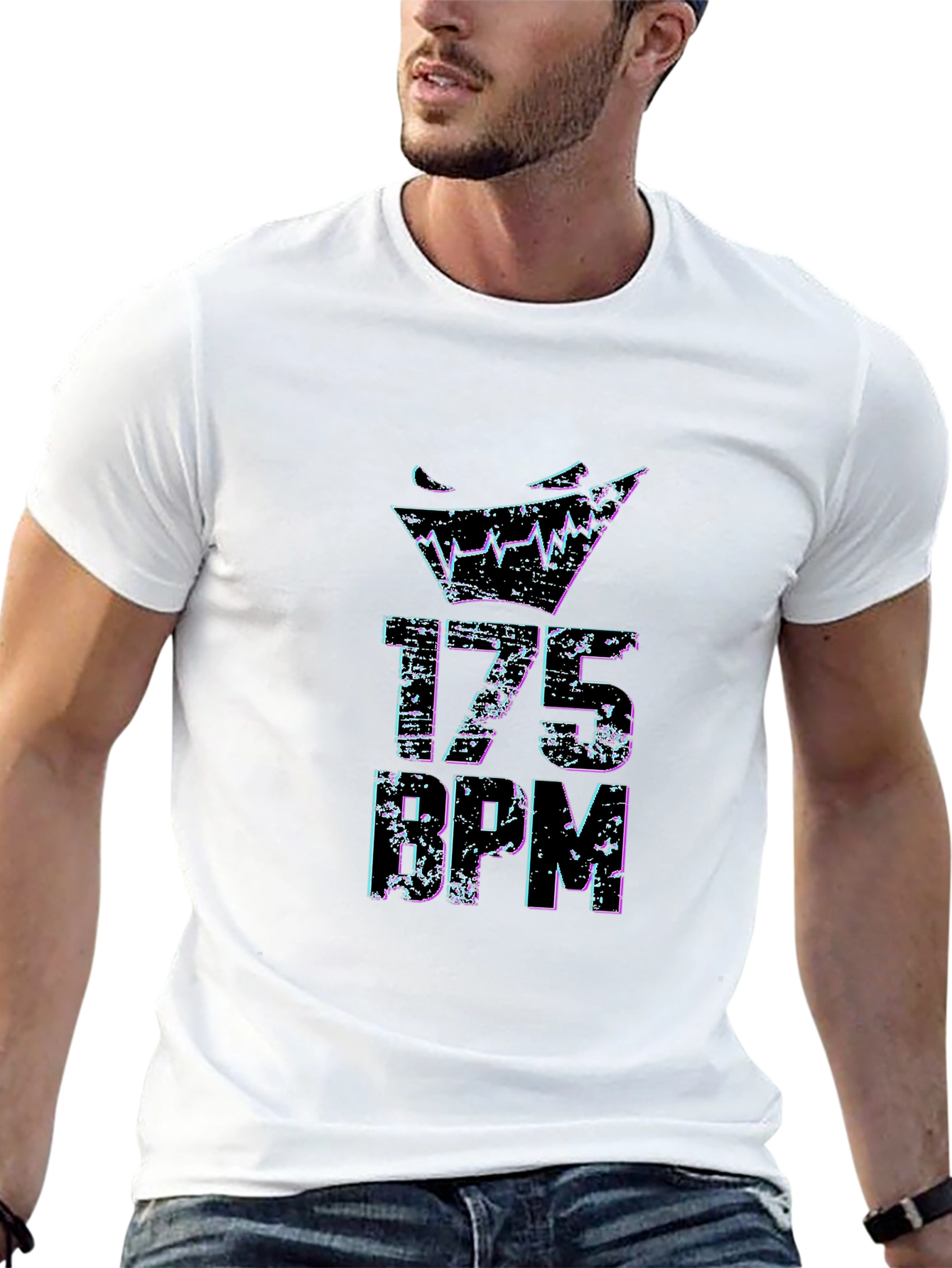 175 BPM Graphic T-Shirt - Rave EDM Music Tee