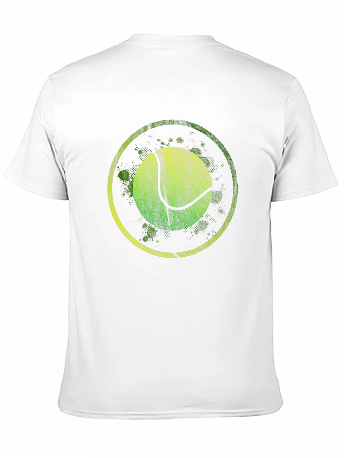 Tennis Ball Graphic Crew Neck T-Shirt