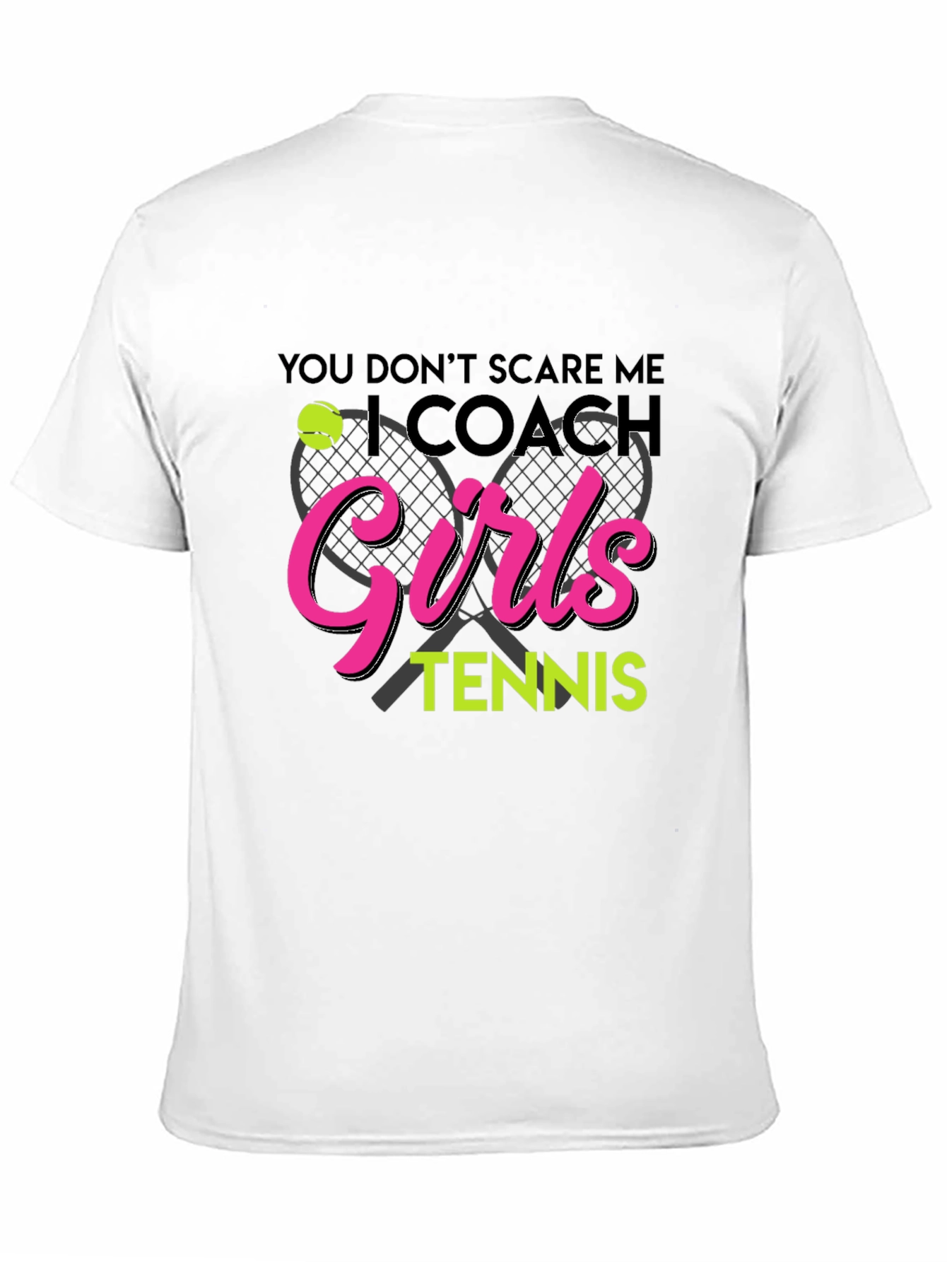 Tennis Coach Girls T-Shirt