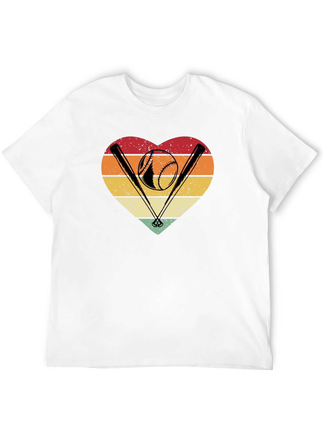 Baseball Heart Graphic Tee