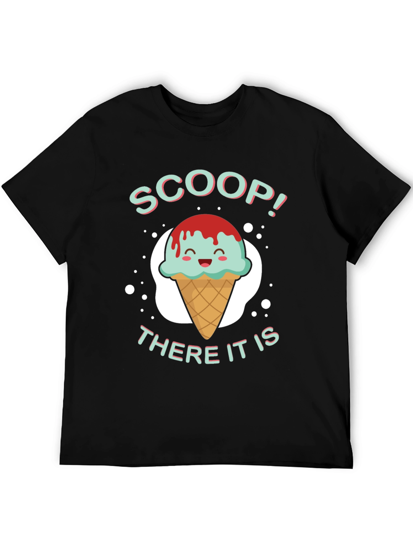 Scoop! Graphic Print T-Shirt
