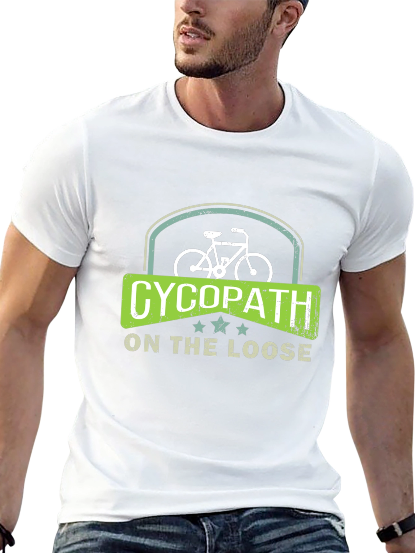 Cycopath On The Loose Black T-Shirt