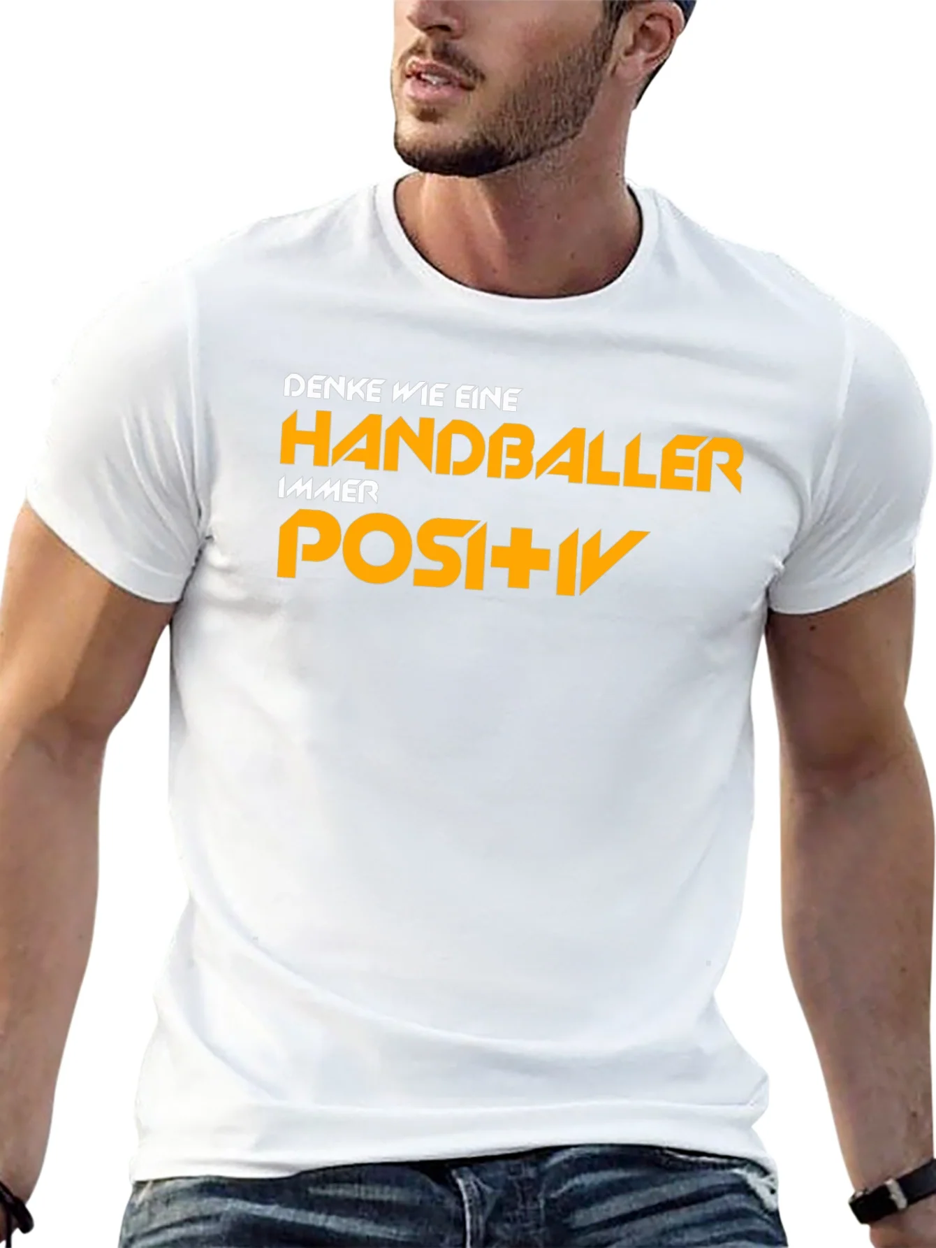 Handballer Positive Black T-Shirt