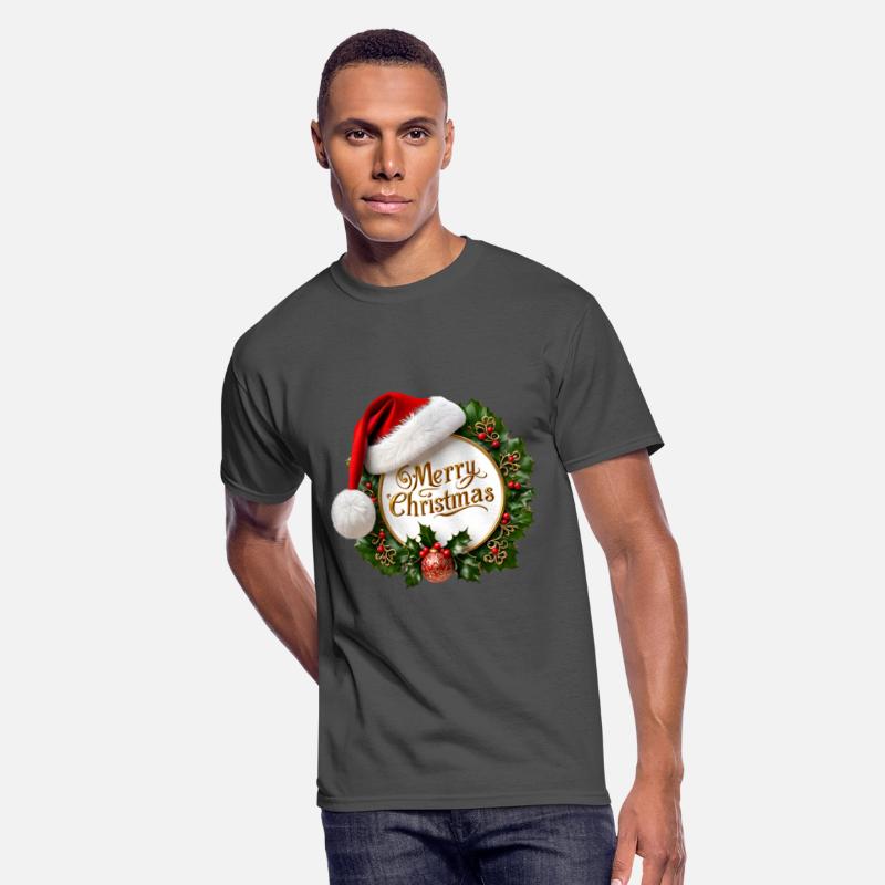 A festive Christmas wreath