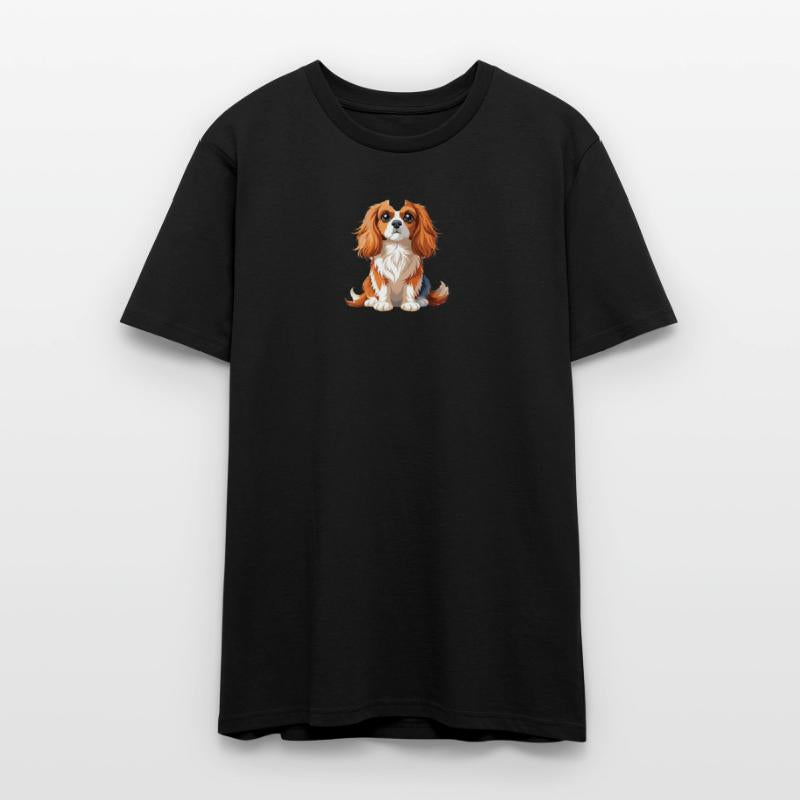 Adorable Cavalier King Charles Illustration