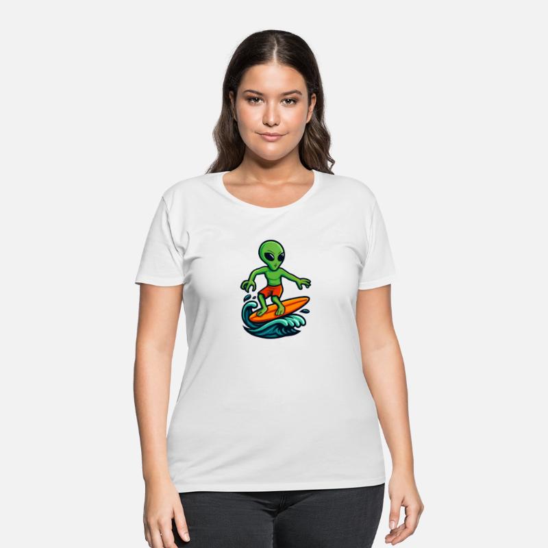alien surfing