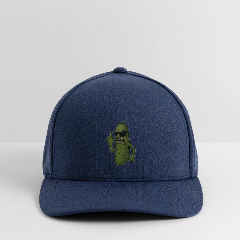 Angry Pickle Flipping the Bird