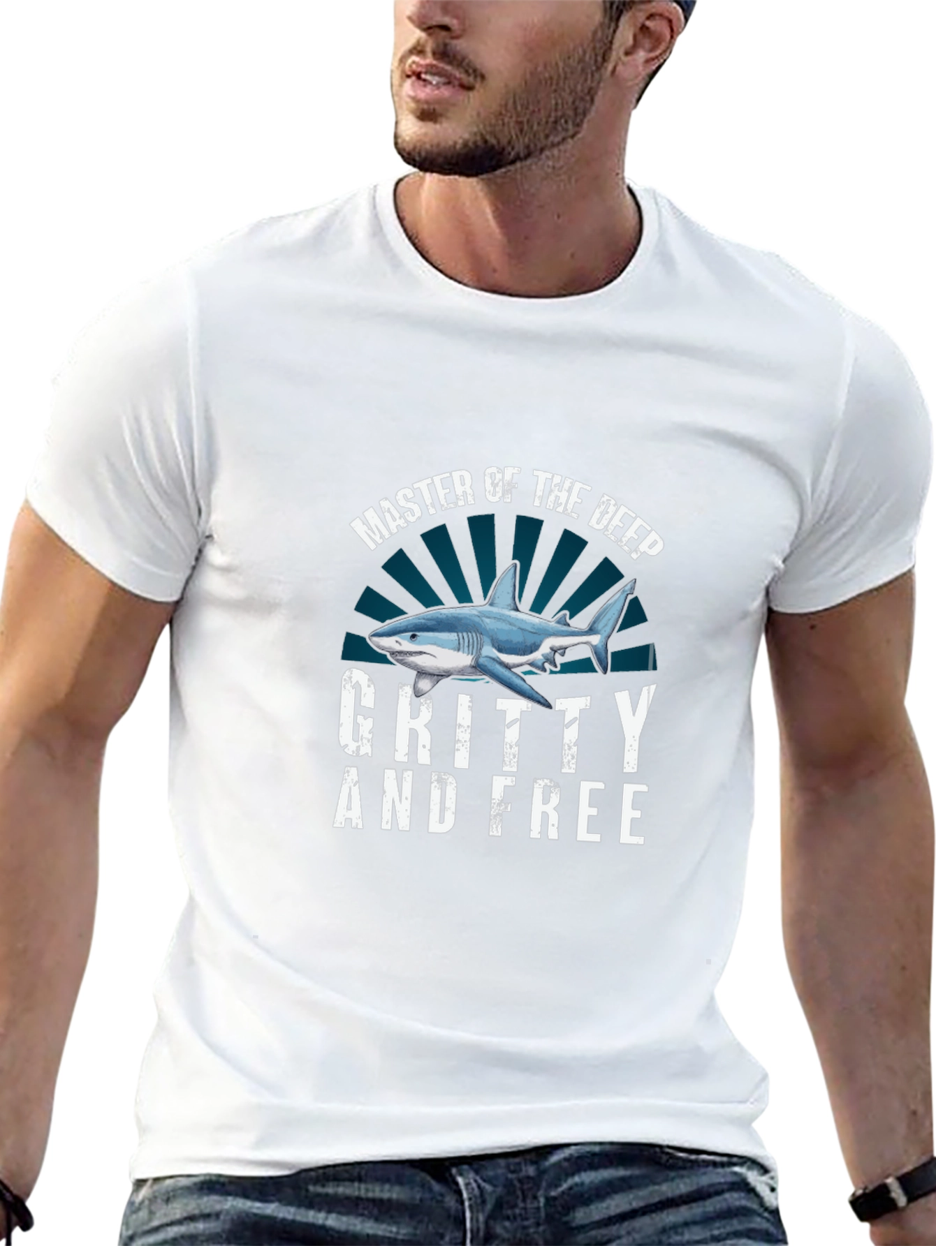 Gritty and Free Shark T-Shirt
