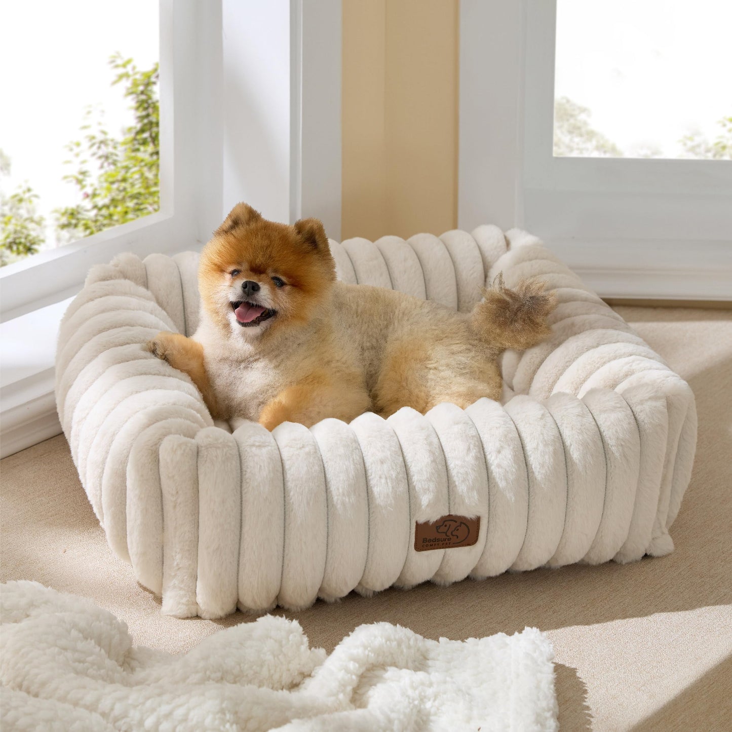 Bedsure ComfyFleece™ Cute Dog Bed for Small Medium - Top Rated