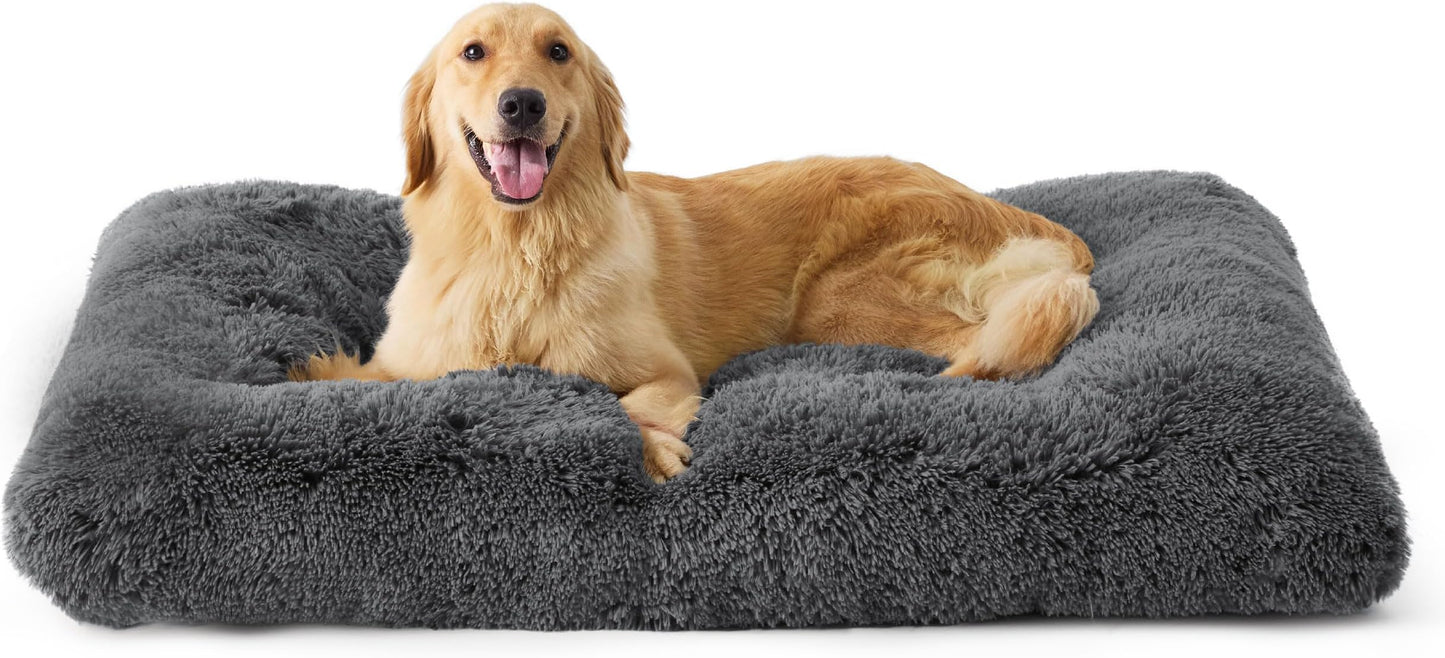 Bedsure Dog Crate Bed Extra Large - XL Fluffy Crat - Best Seller