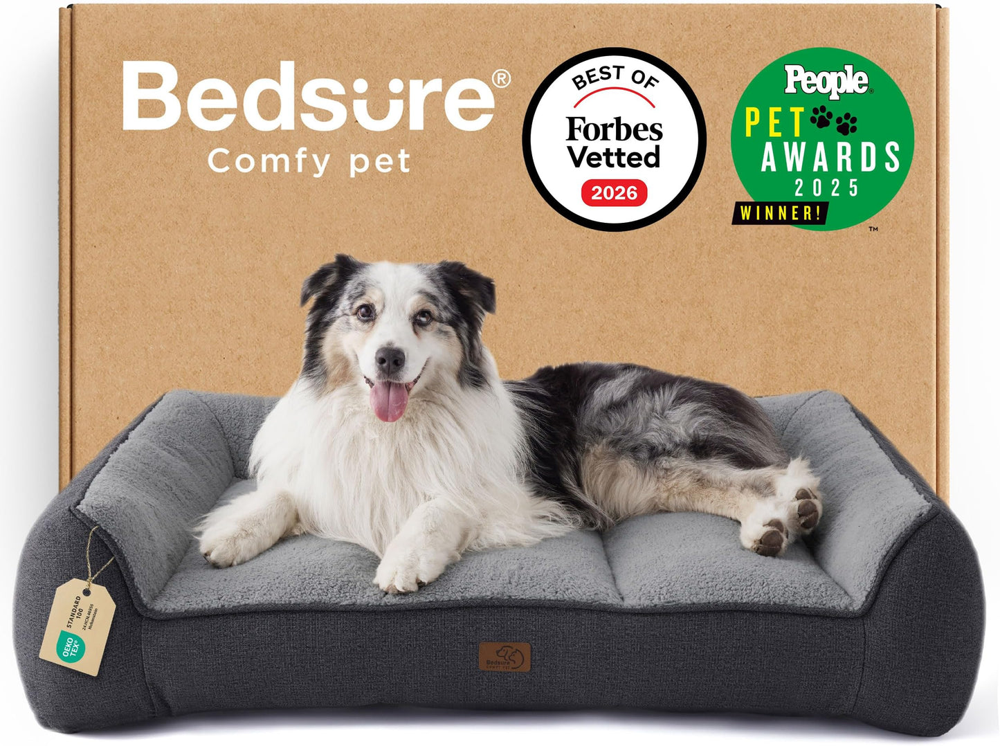 Bedsure SupportMax™ XL Orthopedic Dog Beds Large S - Latest Style
