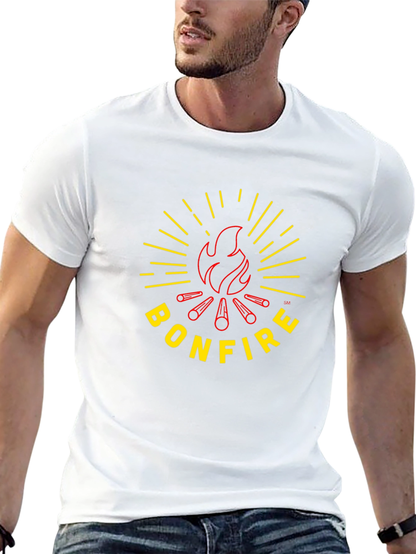 Bonfire Graphic T-Shirt - Black