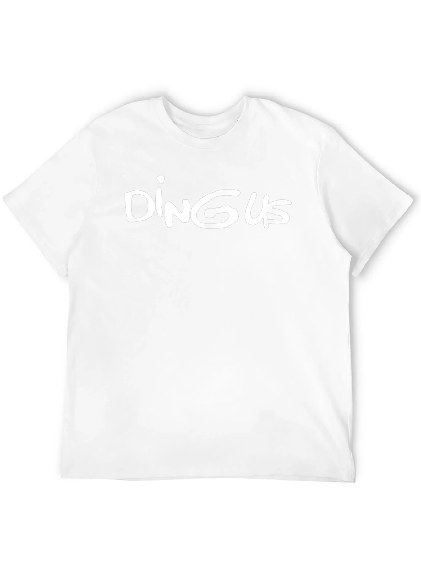 Dingus Graphic Tee - Black Cotton Casual T-Shirt